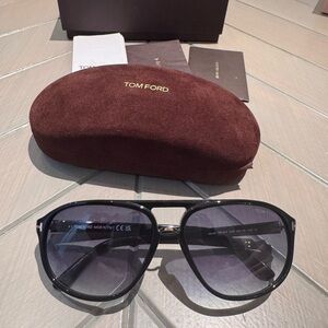 Tom Ford Dark Aviator Sunglasses